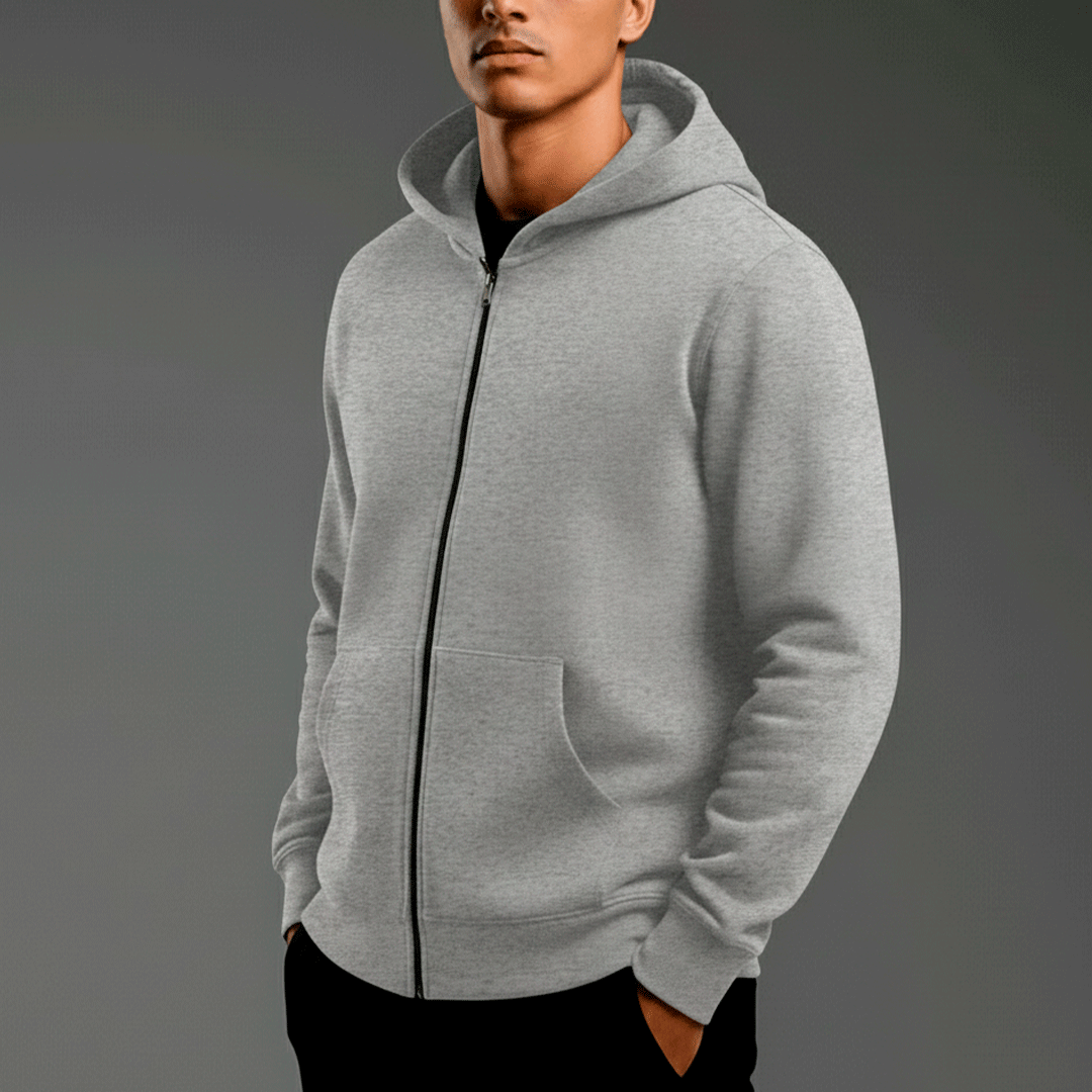 basic blanks - ZIP HOODIE (350GSM)