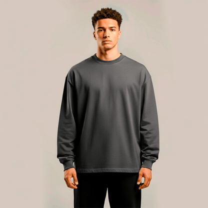 premium blanks - LONGSLEEVE OVERSIZE 240GSM