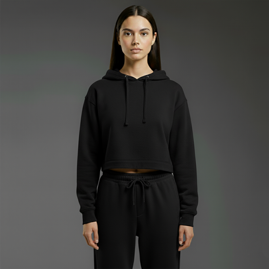 basic blanks - CROPPED HOODIE (290 GSM)
