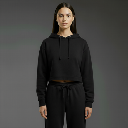 basic blanks - CROPPED HOODIE (290 GSM)