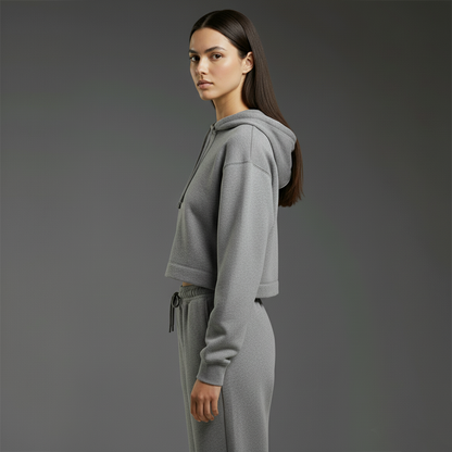 basic blanks - CROPPED HOODIE (290 GSM)