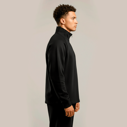 premium blanks - HALF ZIP PULLOVER 320GSM