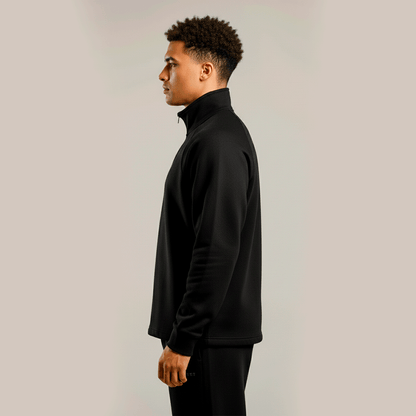 premium blanks - HALF ZIP PULLOVER 320GSM