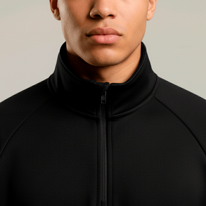 premium blanks - HALF ZIP PULLOVER 320GSM