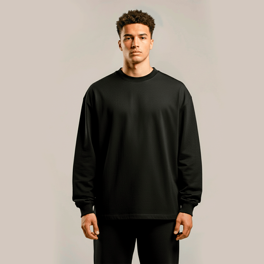 premium blanks - LONGSLEEVE OVERSIZE 240GSM